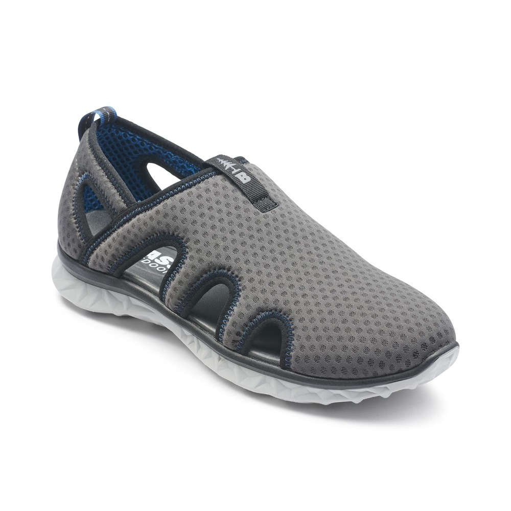 BASS OUTDOOR Men's HEX MESH Vent Hiking Shoe, Asphalt, 9.5